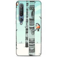 Xiaomi Mi 10 Kılıf Snowix (20) Koruyucu Kılıf Yeşil Siyah
