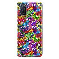 Graffitix (45) Desenli Silikon Kapak Alcatel 3x 2020 Kılıf