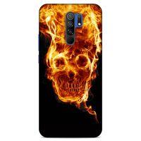 Lopard Xiaomi Redmi 9 Uyumlu Kılıf FireX (19) Kılıfları Ateş İskelet