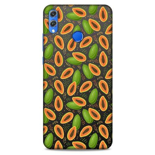 Frutix Papaya 01 Huawei Honor 8x Kılıf Desenli Silikon