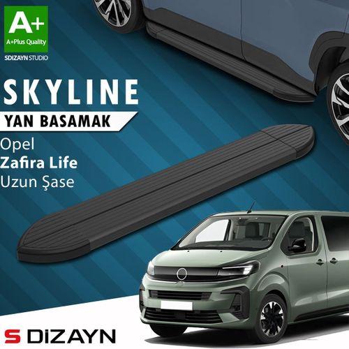 S-Dizayn Opel Zafira Life Skyline Siyah Yan Basamak 243 Cm 2020 Üzeri A+ Kalite