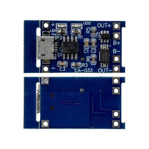 Weko CA-033-MK 1S 5A Micro USB BMS Devresi 18650 Lityum Batarya Şarj Modülü