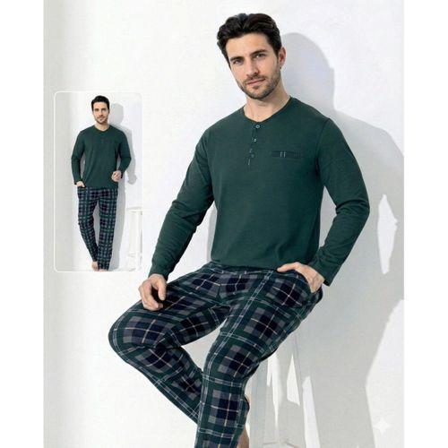 Boyraz 0692 Erkek Uzun Kol Penye Pijama Takımı