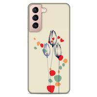 Lopard Samsung Galaxy S21 Uyumlu Kılıf Botanix (98) Bumper Kılıf