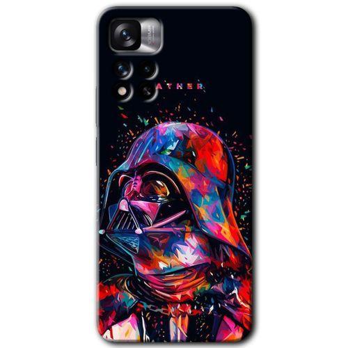 Potkal Hediye Fabrikası Xiaomi Redmi Note 11 Pro Plus 5G Kılıf HD Desen Baskılı Arka Kapak - Father Vader