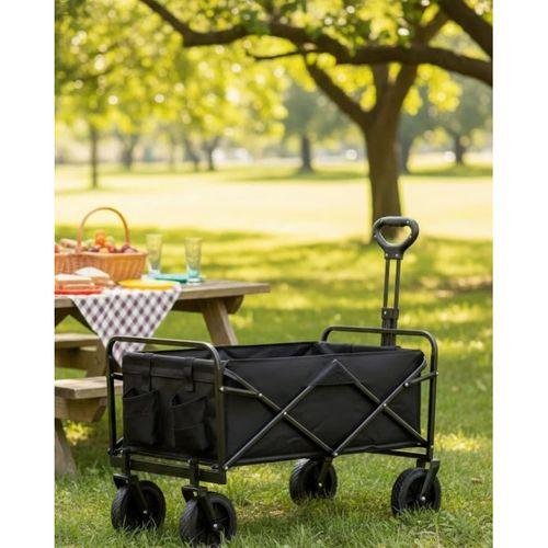 Katlanabilir Eşya Taşıma Arabası Kamp Plaj Ve Bahçe Kullanımına Uygun