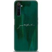 Realme 6 Pro Kılıf HD Baskılı Kılıf - Grateful + Tam Ekran Koruyucu