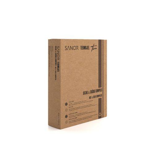 Sanor El Için Termojel - Sıcak Soğuk Kompres 9x9 Cm - Kumaş Buz Jel - Yuvarlak Termojel 5 Adet