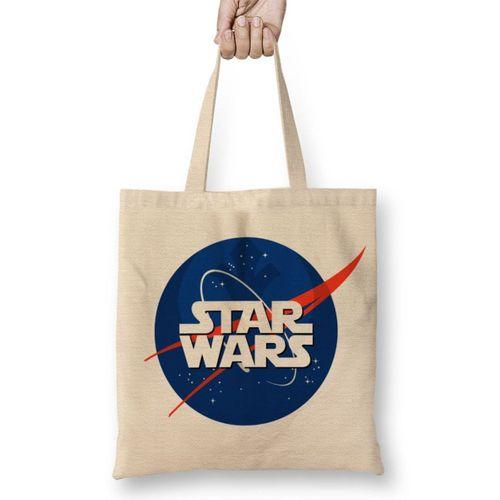 Star Wars Nasa Logo Bez Çanta Uzun Saplı