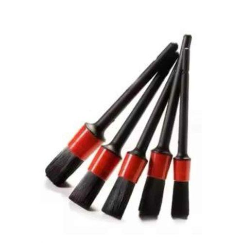 5 Adet Oto Detaylı Temizleyici Araç İçi Temizlik Fırça Seti Koltuk Döşeme Kapı Toz Alma Fırçası