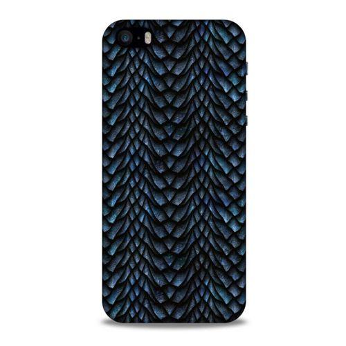 Apple Iphone 5 Kılıf Dragons (4) Koruma Kılıfı Ejderha Skin Lacivert