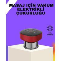 Vakumlu Masaj Aleti Çok Kademeli Emme Isıtmalı Ev Tipi Terapi