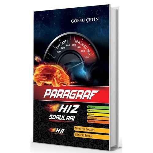 TYT AYT KPSS ALES DGS Paragraf Hız Soruları Hız ve Renk Yayınları