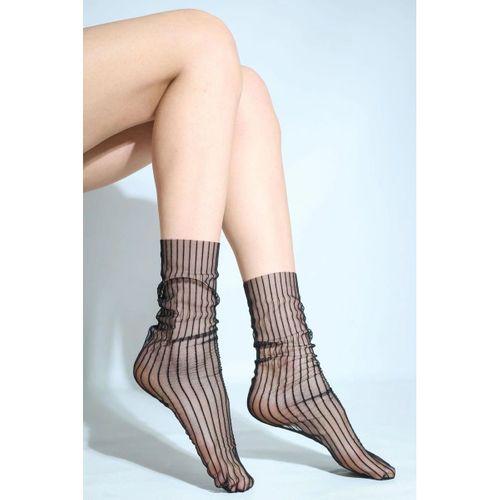 Daymod Tül Rib Soket Çorap