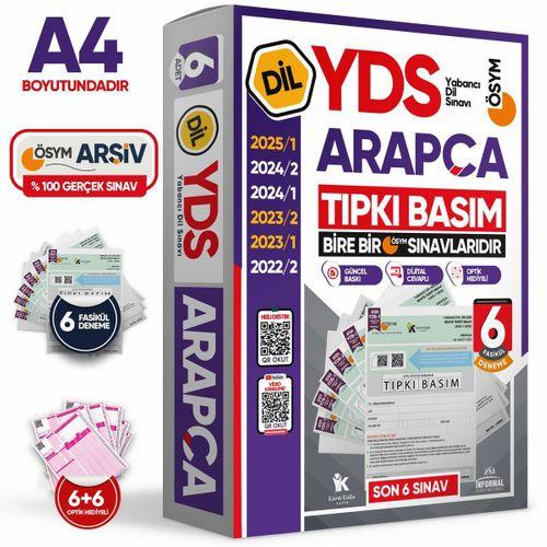 2026 YDS Arapça ÖSYM Tıpkı Basım Çıkmış Soru Deneme Paketi 6lı Fasikül SETİ