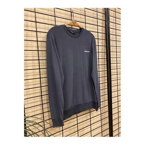 Süperlife Bisiklet Yaka Uzun Kollu Dar Kalıp İnce  Erkek Sweatshirt SPR2019K18