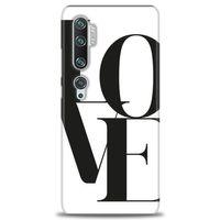Xiaomi Mi Note 10 Kılıf HD Baskılı Kılıf - Love + Tam Ekran Koruyucu