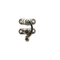 Yay Gözü, Ahşap Kutu Klipsi - Küçük 28x33 Mm, Nikel 1 Adet