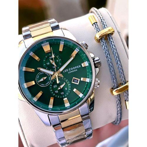 Lee Cooper İtalyan Tasarım Bileklik Hediyeli 2 Yıl Garantili 5 Atm Erkek Kol Saati ELC.08327.270