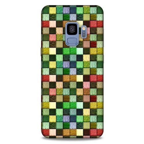 Samsung Galaxy S9 Kılıf Patchwork (50) Shockproof Kılıf Karışık Renkli