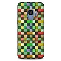 Samsung Galaxy S9 Kılıf Patchwork (50) Shockproof Kılıf Karışık Renkli