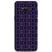 Lopard Samsung Galaxy S8 Plus Uyumlu Kılıf PiXel (22) Tam Koruma Kılıfı Mor
