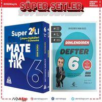 Örnek Akademi 6. Sınıf Süper İkili Matematik ve Eker Test Din Kültürü Dinlendiren Konu Anlatımlı Defter Seti 2 Kitap