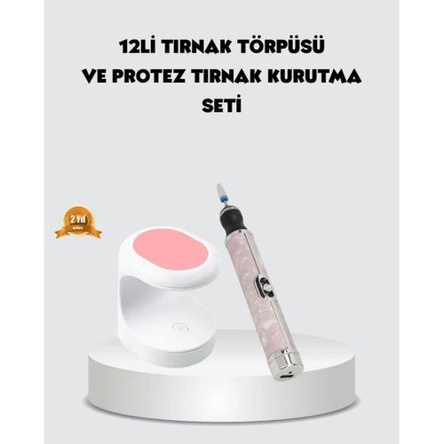 20.000 Rpm Tırnak Matkabı + Mini Led Oje Kurutma Cihazı Seti