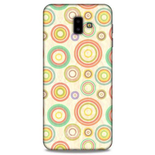 Samsung Galaxy J6 Plus Kılıf Pastel Renkler (29) Arka Koruma Kılıfı Kırmızı Yeşil