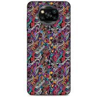 Retro (2) Desen Kabı Renkli Xiaomi Redmi Poco X3 Kılıf