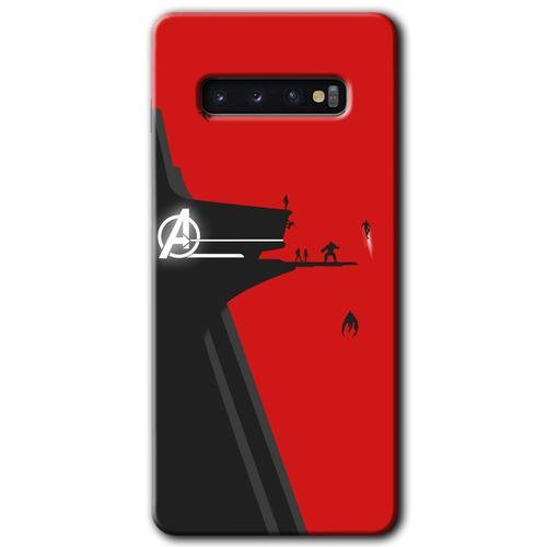 Potkal Hediye Fabrikası Samsung Galaxy S10 HD Baskılı Kılıf + 9D Tam Ekran Koruyucu - Avengers Tower