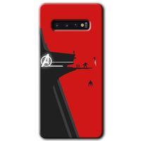Potkal Hediye Fabrikası Samsung Galaxy S10 HD Baskılı Kılıf + 9D Tam Ekran Koruyucu - Avengers Tower