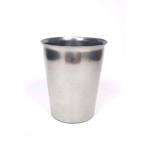 12 Adet Paslanmaz Çelik Krom Bardak 9 x 7,5 x 5,5cm