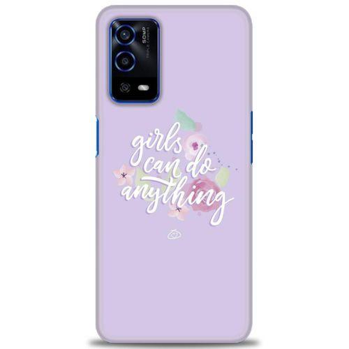 Oppo A55 Kılıf HD Baskılı Kılıf - Anything + Tam Ekran Koruyucu