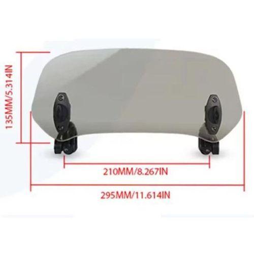 UNİVERSAL RÜZGAR SAPTIRICI CAM ( DEFLEKTÖR ) AYARLANABİLİR ASANSÖRLÜ 295 X 135 MM
