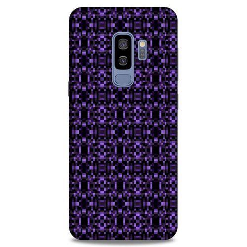 Lopard Samsung Galaxy S9 Plus Uyumlu Kılıf PiXel (22) Tam Koruma Kılıfı Mor