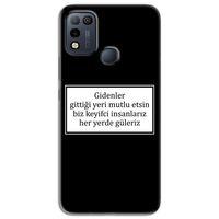 Infinix Hot 10 Play Kılıf HD Yazı Baskılı Silikon Arka Kapak - Yazı 4