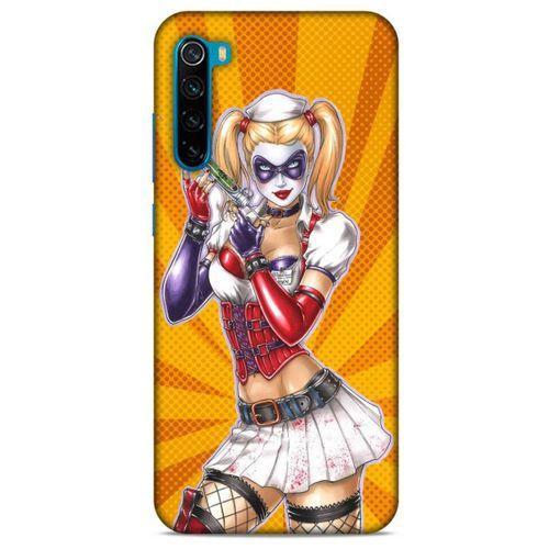 Xiaomi Redmi Note 8T Uyumlu Kılıf Harley Quinn (42) Rugged Armor Kılıf Mandalina