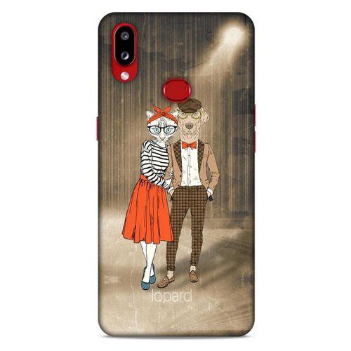 Samsung Galaxy A10s Kılıf FunnyMaX (31) TPU Kılıf Kahverengi