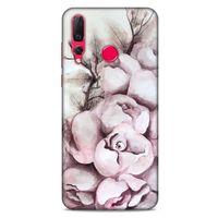 Lopard Huawei P Smart Z Uyumlu Kılıf Y.Liva-2020 Seri Gülpembe Arka Koruma Kılıfı