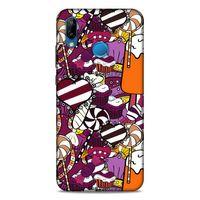 Lopard Huawei P20 Lite Uyumlu Kılıf Soyut Sanat (32) Desenli Soft Silikon Kılıf