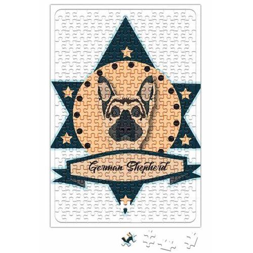 Pastor Alemao Pug Köpek Puzzle 240 Parça Yapboz