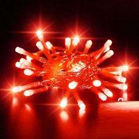 13 METRE KIRMIZI ULTRA CANLI NET IŞIK KIRMIZI LED IŞIK SABİT YANAR 220 V FİŞLİ YILBAŞI AĞACI IŞIĞI