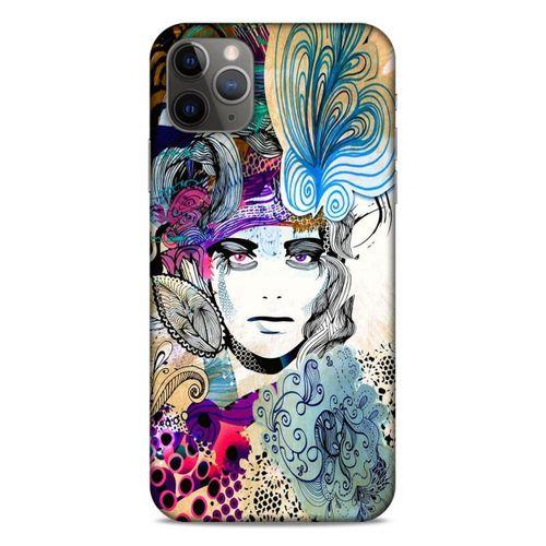 Lopard Apple Iphone 11 Pro Max Uyumlu Kılıf Sürreal Yüzler ♀ (20) Koruyucu Kılıf Desenli
