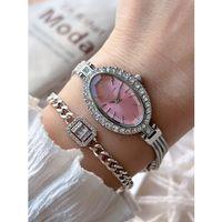 U.S.Polo Assn. Zincirli Özel Tasarım Çelik Kordon Kesme Kristal Camlı 3 Atm Kadın Kol Saati U02148.1