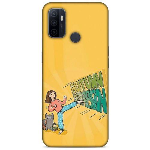 Huawei P40 Kılıf Depresyon (44) Tough Armor Kılıf Mor Kahve