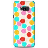Samsung Galaxy S8 Plus Kılıf Pastel Renkler (30) Silicone Case Turkuaz Pembe