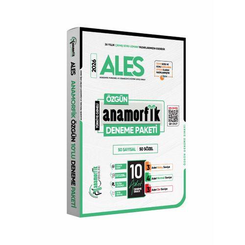2026 ALES Anamorfik Yayınları Özgün 10lu Deneme Paketi Yeni Nesil Türkiye Geneli Dijital Çözümlü