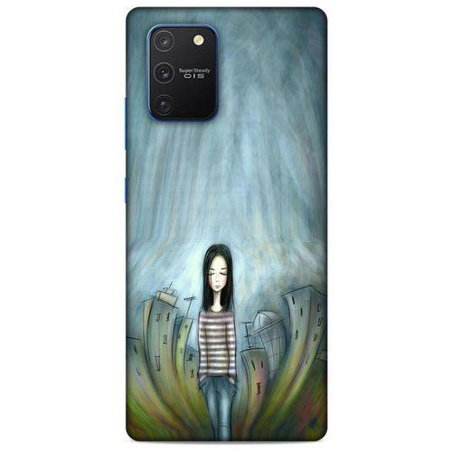 Samsung Galaxy S10 Lite Kılıf Depresyon (22) Tam Koruma Kılıfı Fuşya Bordo