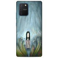 Samsung Galaxy S10 Lite Kılıf Depresyon (22) Tam Koruma Kılıfı Fuşya Bordo